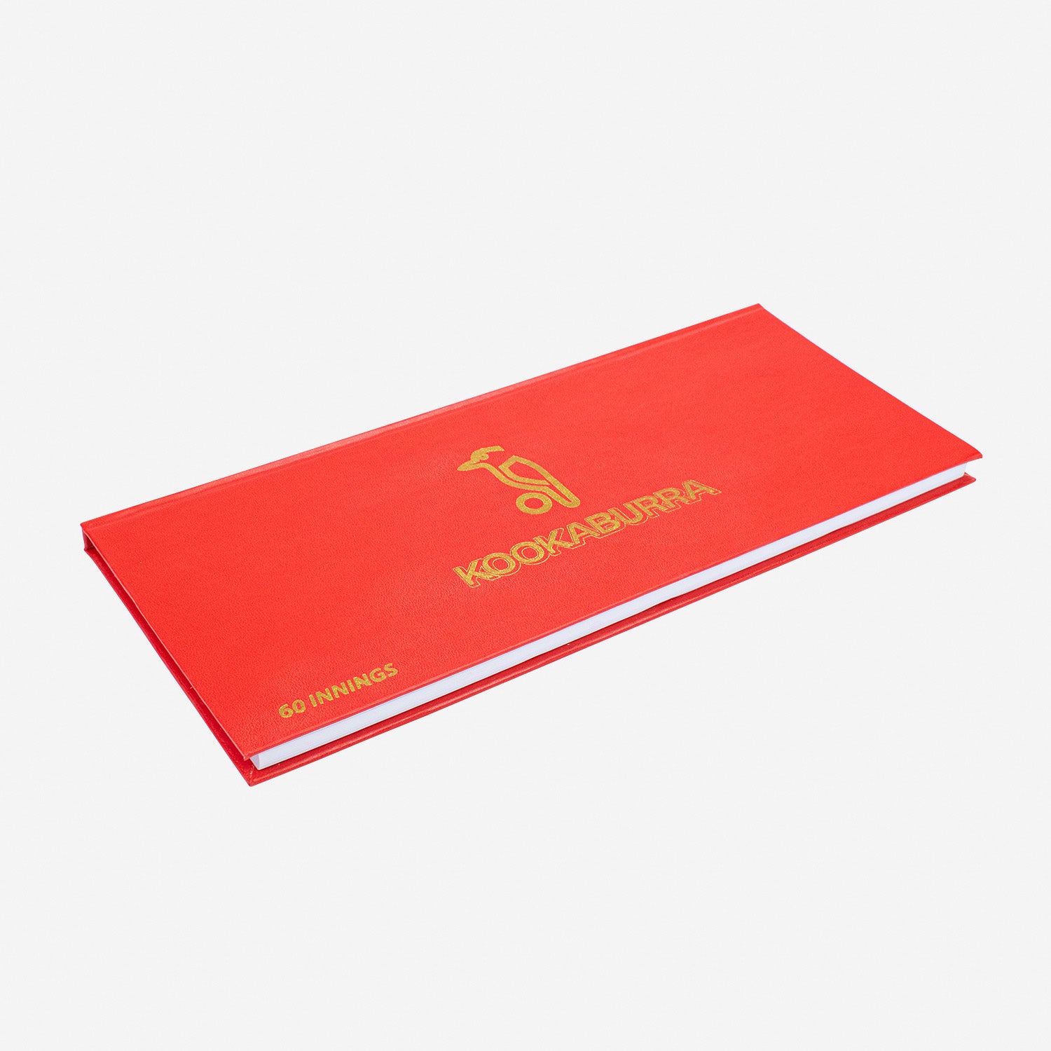 Kookaburra 60 innings cricket scorebook hard cover red scoring book