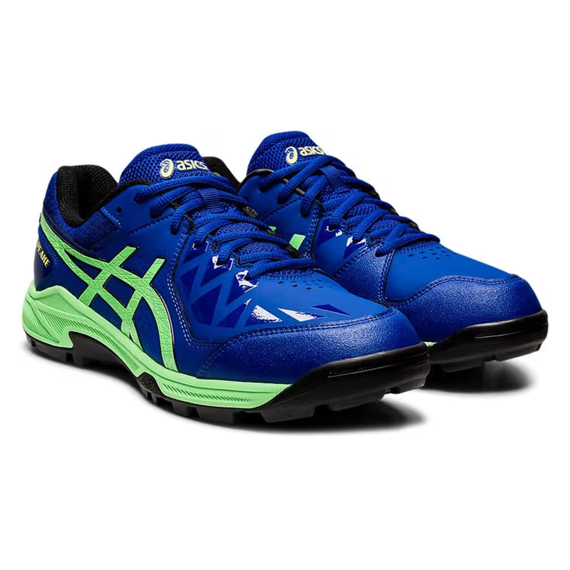 ASICS Gel Peake Men s Cricket Shoes Monaco Blue Bright Lime Sports Hub
